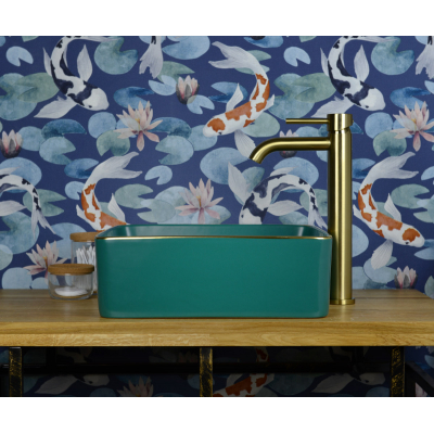 Раковина накладная 40х40 Bronze De Luxe 1063. Фото