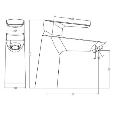 Смеситель для умывальника Cloud IDDIS CLOWG00i01. Фото