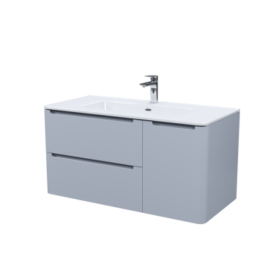 Тумба с умывальником подвесная 100 см светло-серый Edifice IDDIS EDI10L0i95K  подходит умыв. 0101000i28. Фото