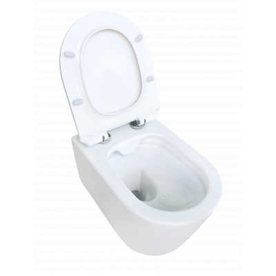 Унитаз подвесной безободковый с сиденьем EVA GOLD SM9315. Фото