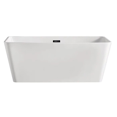 Ванна акриловая Azario LINCOLN 1600х800х580, свободностоящая, в комплекте с сифоном и металлической рамой LIN16080. Фото