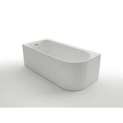 Ванна акриловая Azario LUTON 1700x800x580 пристенная, в комплекте с сифоном и металлической рамой, левая, белая LUT17080 L. Фото
