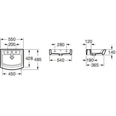 Раковина подвесная ROCA Hall 65х42 327620000. Фото