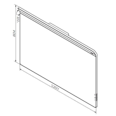 Зеркало с подсветкой и системой антизапотевания 120 см AM.PM Inspire 2.0 M50AMOX1201SA. Фото