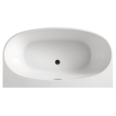 Ванна акриловая Azario Cambridge 1800X880X580, пристенная, в комплекте с сифоном и металлической рамой. Фото