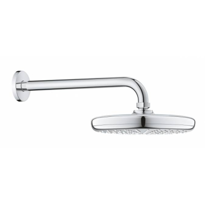 GROHE 26411000 Tempesta 210 Верхний душ с душевым кронштейном 286 мм, I режим, хром. Фото