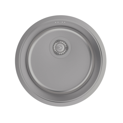 Мойка нерж.сталь универсального монтажа графит D-425*180 Edifice IDDIS EDI42G0i77. Фото