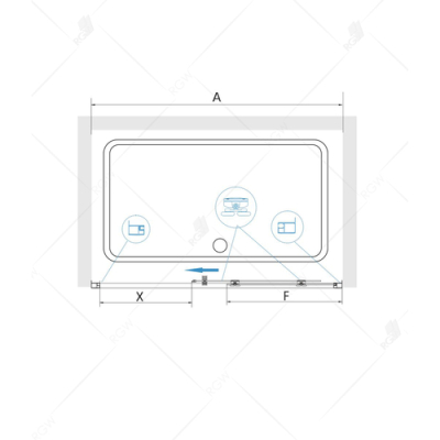 Душевая дверь RGW CLASSIC CL-14 32091413-11 130 см. Фото