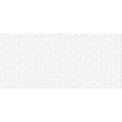 CERSANIT PDG053D Плитка облицовочная Pudra 200х440 белый рельеф мозаика. Фото
