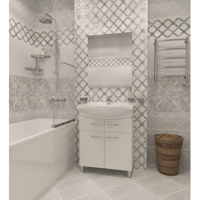 Unitile 010301002094 Декор Персиан 250х400 серый 02