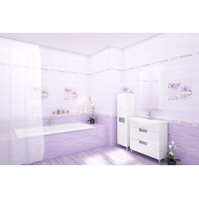 CERSANIT 16137 Керамический гранит Miracle 420х420 сиреневый. Фото