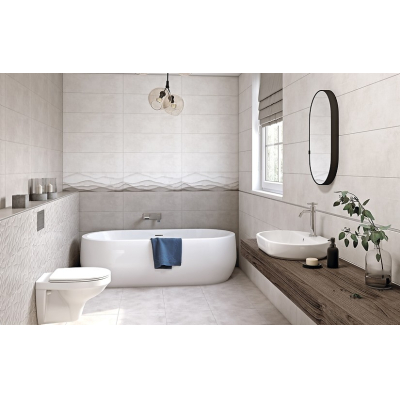 CERSANIT HIU092D-53 Плитка облицовочная Haiku 250х750 серый рельеф. Фото