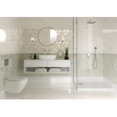 Unitile 010400000964 Керамический гранит Флора 400х400 бежевый 01. Фото