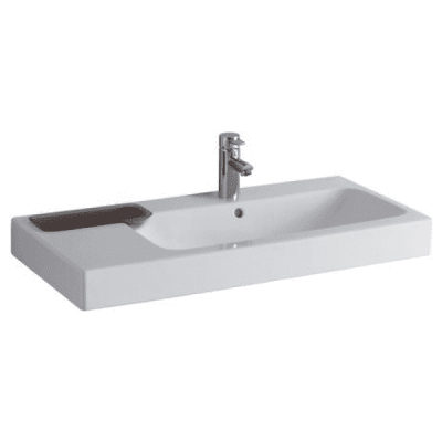 Раковина GEBERIT Icon 90x48 124195000 полка слева. Фото