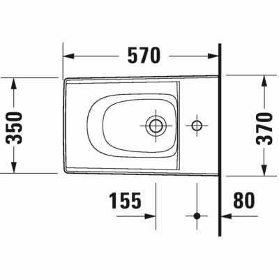 Биде подвесное DURAVIT VIU 2292150000. Фото