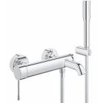 GROHE 33628001 Essence+ Смеситель однорычажный для ванны с душевым гарнитуром GROHE 33628001 Essence+ Смеситель однорычажный для ванны с душевым гарнитуром. Фото