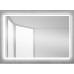 Зеркало с встроенным светильником, сенсорным выключателем и подогревом BELBAGNO SPC-MAR-1200-800-LED-TCH-WARM. Фото