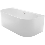 Ванна акриловая Azario BRADFORD 1800х800х580 пристенная, в комплекте с сифоном и металлической рамой BRA18080. Фото