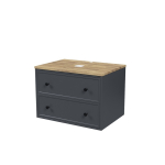 Тумба подвесная со столешницей 70 см темно-серый Torr IDDIS TOR70DBi95K. Фото