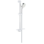 GROHE 27576002 Tempesta New Cosmopolitan 100 Душевой гарнитур III, душевая штанга 600 мм, шланг 1750 мм, 9,5 л/мин, полочка, хром. Фото