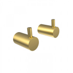 Комплект  одинарных крючков сплав металлов Petite матовое золото IDDIS PET2G02i41 для ванной комнаты. Фото