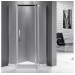 Душевое ограждение MIRSANT Smart Pentagon 100. Фото