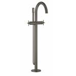 GROHE 25044AL3 Atrio New Смеситель двухвентильный для ванны свободностоящий, напольный монтаж, крестообразные ручки, ручной душ с держателем, Графит (комплект верхней монтажной части для 45 984 001) GROHE 25044AL3 Atrio New Смеситель двухвентильный для ванны свободностоящий, напольный монтаж, крестообразные ручки, ручной душ с держателем, Графит (комплект верхней монтажной части для 45 984 001). Фото