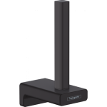 Держатель запасного рулона туалетной бумаги AddStoris Hansgrohe 41756670, матовый черный для ванной комнаты. Фото