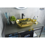 Раковина накладная GID Nc424 46х33 52216 Золото Раковина накладная GID Nc424 46х33 52216 Золото. Фото
