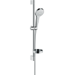 Душевой набор Hansgrohe Croma Select S Vario и мыльницей Casetta 26566400, белый/хром. Фото