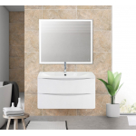 Тумба под раковину подвесная BELBAGNO ACQUA-1200-2C-SO-BL Bianco Lucido. Фото