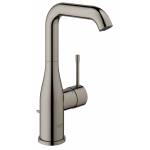 GROHE 32628A01 Essence New Смеситель для раковины с высоким изливом, сливной гарнитур, цвет: темный гарфит, глянец. Фото