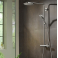 Душевая система Hansgrohe Raindance Select S Showerpipe 240 1jet PowderRain с термостатом 27633000, хром. Фото