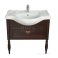Тумба под раковину ROCA America Evolution L 105 дуб тёмный шоколад ZRU9302944. Фото