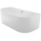 Ванна акриловая Azario BRADFORD 1700х800х580 пристенная, в комплекте с сифоном и металлической рамой BRA17080. Фото