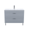 Тумба с умывальником напольная 100 см светло-серый Oxford IDDIS OXF10L1i95K  подходит умыв. 0131000i28. Фото