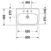 Раковина с переливом DURAVIT DURASTYLE 60х44 2319600000. Фото