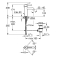 GROHE 23589DL1 Essence New Смеситель для раковины S-Size II, сливной гарнитур. Фото