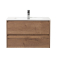 Тумба под раковину подвесная BELBAGNO KRAFT-800-2C-SO-RT Rovere Tabacco. Фото