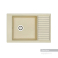Мойка для кухни Акватон Делия 78 прямоугольная с крылом шампань 1A715132DE290. Фото