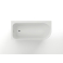 Ванна акриловая Azario LUTON 1700x800x580 пристенная, в комплекте с сифоном и металлической рамой, левая, белая LUT17080 L. Фото