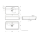 Раковина накладная SANITA LUXE Infinity Shelf 60х36 INF60SLWB01SH. Фото